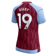 Aston Villa Moussa Diaby #19 Hemmatröja Dam 2023-24 Korta ärmar